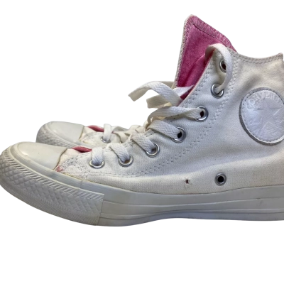 Converse Womens Shoes Size 7 Pink  / White 