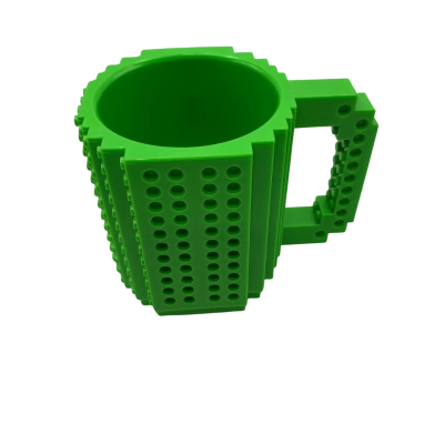 GREEN Build-on Brick Mug