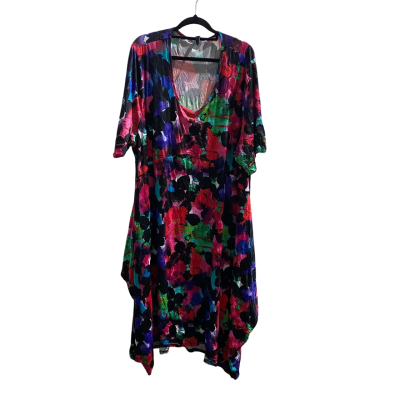 Taking Shape Womens Size XL Multicoloured Short Sleeve Dress 