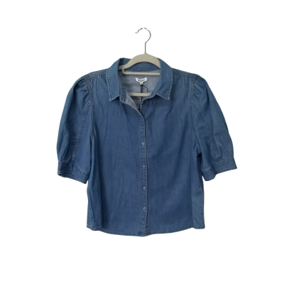 BNWT Marcs  Size 14 3/4 Sleeve Shirt Blue rrp$139.95