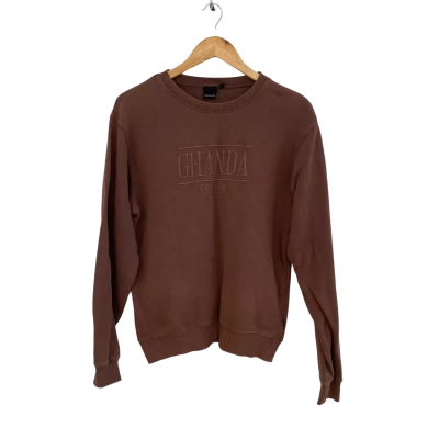 Ghanda Womens  Size 8 Jumper Brown 