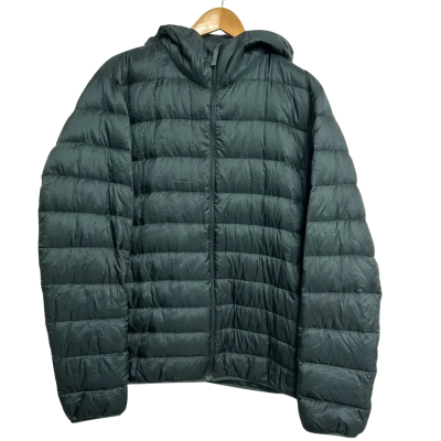 Uniqlo Mens Size L Green Puffer Jacket