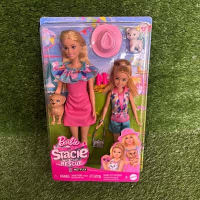 Barbie and Stacie to the Rescue 2 Piece Doll Set (New)