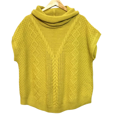 Beach Club Women's  Size L Light Olive Green Short Sleeve Jumper 