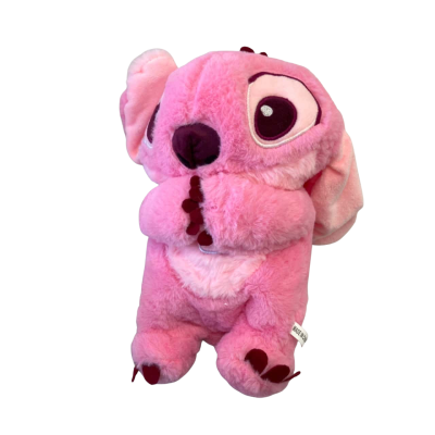 Stitch Breathing Anxiety Relief Plush Pink