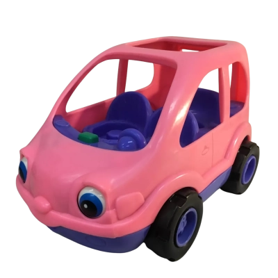 Vintage Fisher Price Title People Pink Car 2002