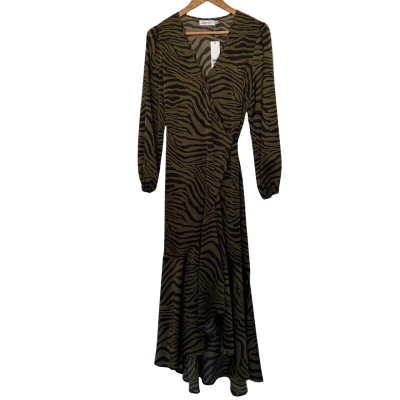 Sunny Girl AU10 Animal print / Black / Olive Dress