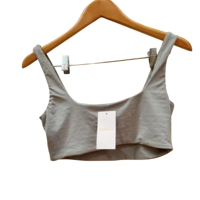 Kookai "Kizzy Top" Smoke Green NEW WITH TAGS