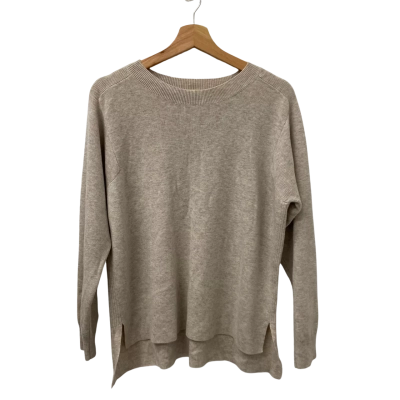 Witchery Womens  Size M Crew Neck Jumper Beige 