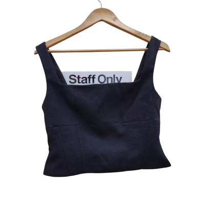 Kookai Womens Size 10 Cropped Top Black (11)
