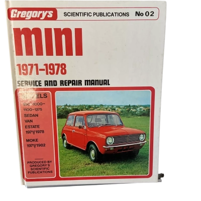 “Gregory’s Mini 1971-1978 service and repair Manual”