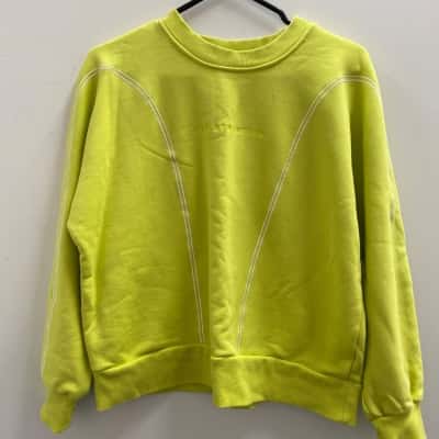 Womens Aje Size 8 Lime Green Windcheater