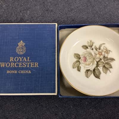 Royal Worcester Bone China trinket dish - Rose Torquay