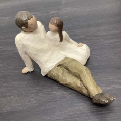 Willow Tree Father and Daughter Figurine