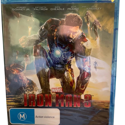 Iron Man 3-Sealed-Blu-Ray