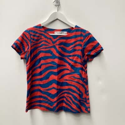 publisher textiles -handprint - Womens  Size 8 Blue / Red 
