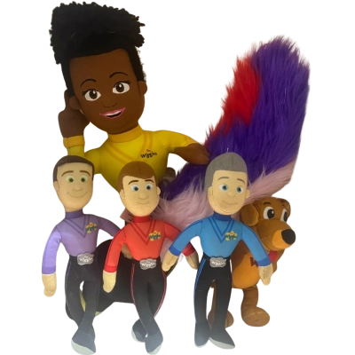 Wiggles - 6x Plushie Set
