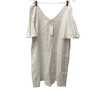 Adorne Womens  Size 16 Midi Dress White 
