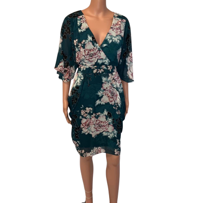 City Chic Womens Plus size Floral Dress Size XS Floral / Multicoloured 
