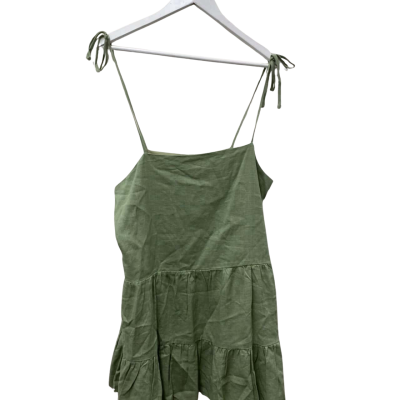 Calli Womens  Size 10 Casual Dress Sage Green 