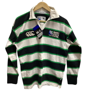 Canterbury Mens  Size S Long Sleeve Top Rugby World Cup 2011 New Zealand (ha