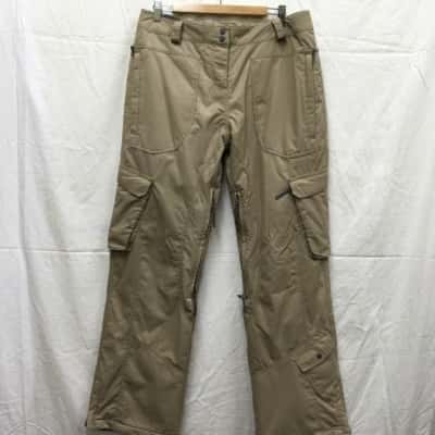 Animal Technical Womens Size 12 Ski Pants Brown 