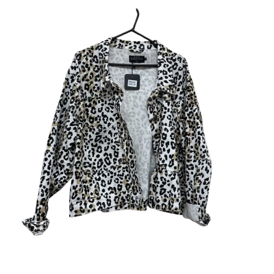 BEE MADDISON LEOPARD PRINT JACKET SIZE 24