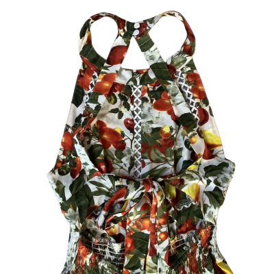 Jaase.  Maxi Fruit Dress.    Size S 