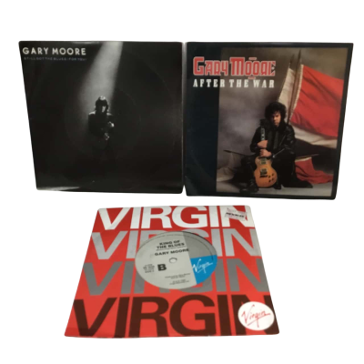 Vintage Gary Moore 45’s x 3 as pictured