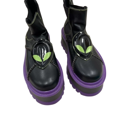 Koi Footwear - The Rogue Escapee Platform Chelsea Boots
