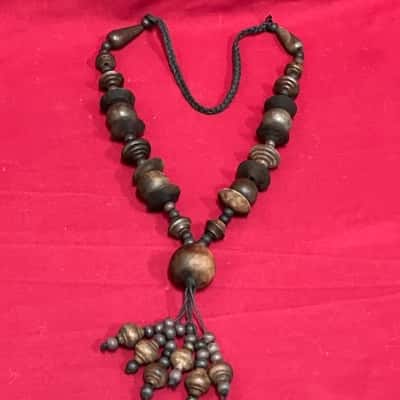  Women's Necklace Wooden Beaded Necklace