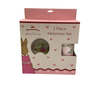 3 Piece Melamine Set Bunnykins by Royal Doulton