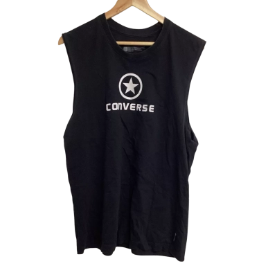 Converse Mens  Size XL Singlet  Black  