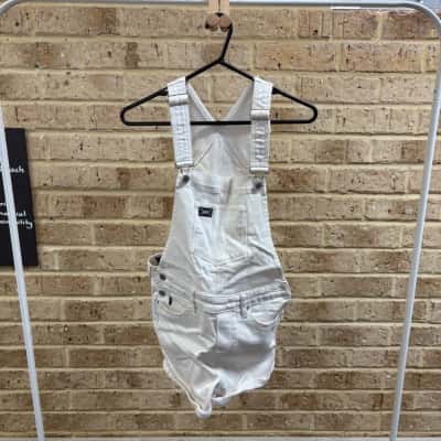 Superdry Womens white overalls Size 10 