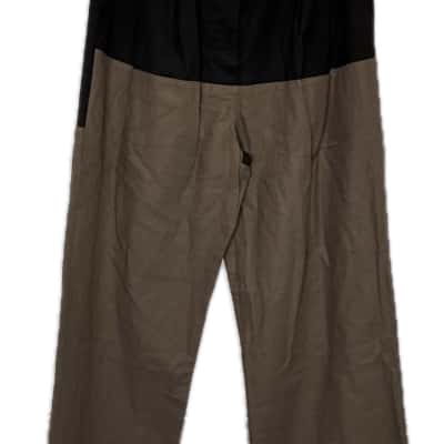 Venroy Mens  Size S, Suit Pants, Black  / Brown 