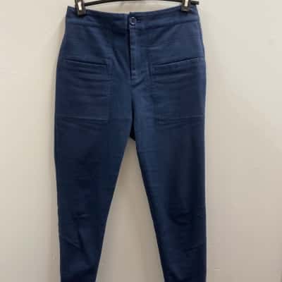 Morrison Womens  Size 2 Ankle Length Pants Navy Blue 