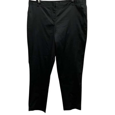 Liz Jordan Women's  Size 18 Straight Leg Pants Black  