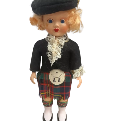 Vintage Scottish Boy Souvenir Doll