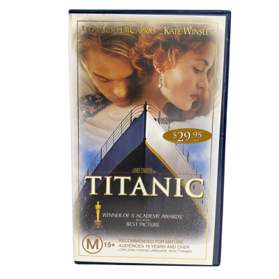 Titanic VHS Movie & Titanic Original Soundtrack CD