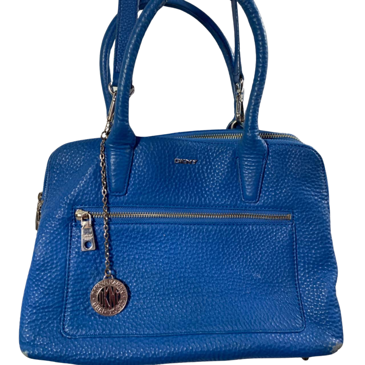 DKNY Womens Leather Handbag Blue (s)