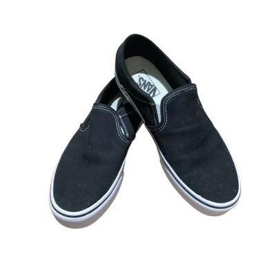 Vans “Off The Wall” Womens  Size 10 Sneakers Black/White (CAB)