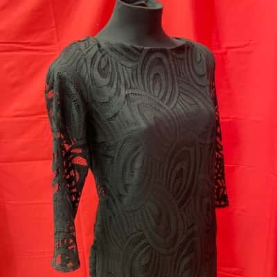 Wallis Womens  Size 40 Olive Lace, Lined Dress UK 12, Europe 40