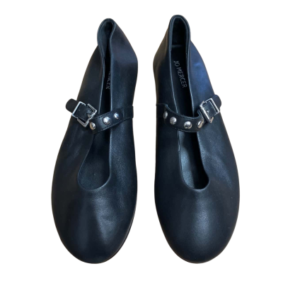 Jo Mercer Giselle Casual Flats  Size 39 Black  Leather