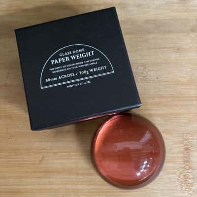 Hightide Pink Glass Paper Weight (New)