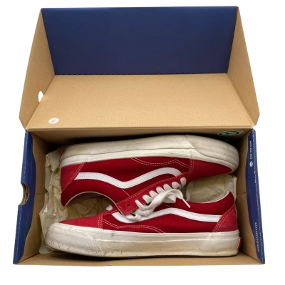 Vans Lx Old Skool Suede Red Size US10