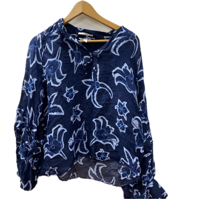 Country Road Womens  Size 12 Floral Top Blue / Floral 