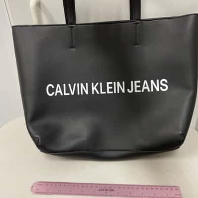 Calvin Klein Jeans Womens Tote Bag Black  