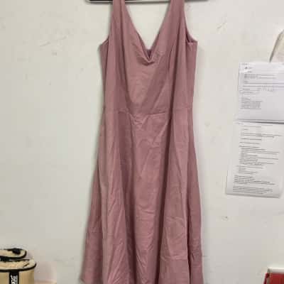 City Chic Womens  Size S Maxi Dress Pink  