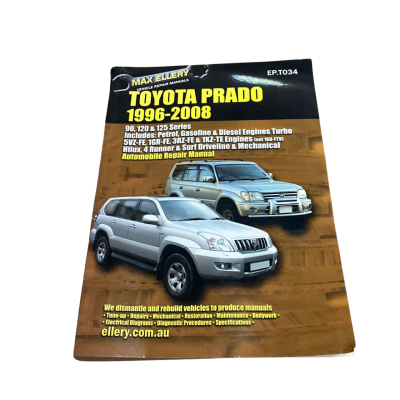 Max Ellery Toyota Prado 1996-2008 Manual