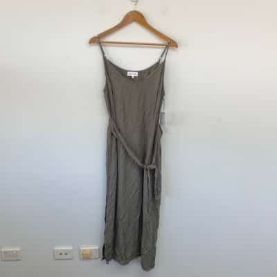 Bella Dahl Green Handmade Maxi Dress Size L